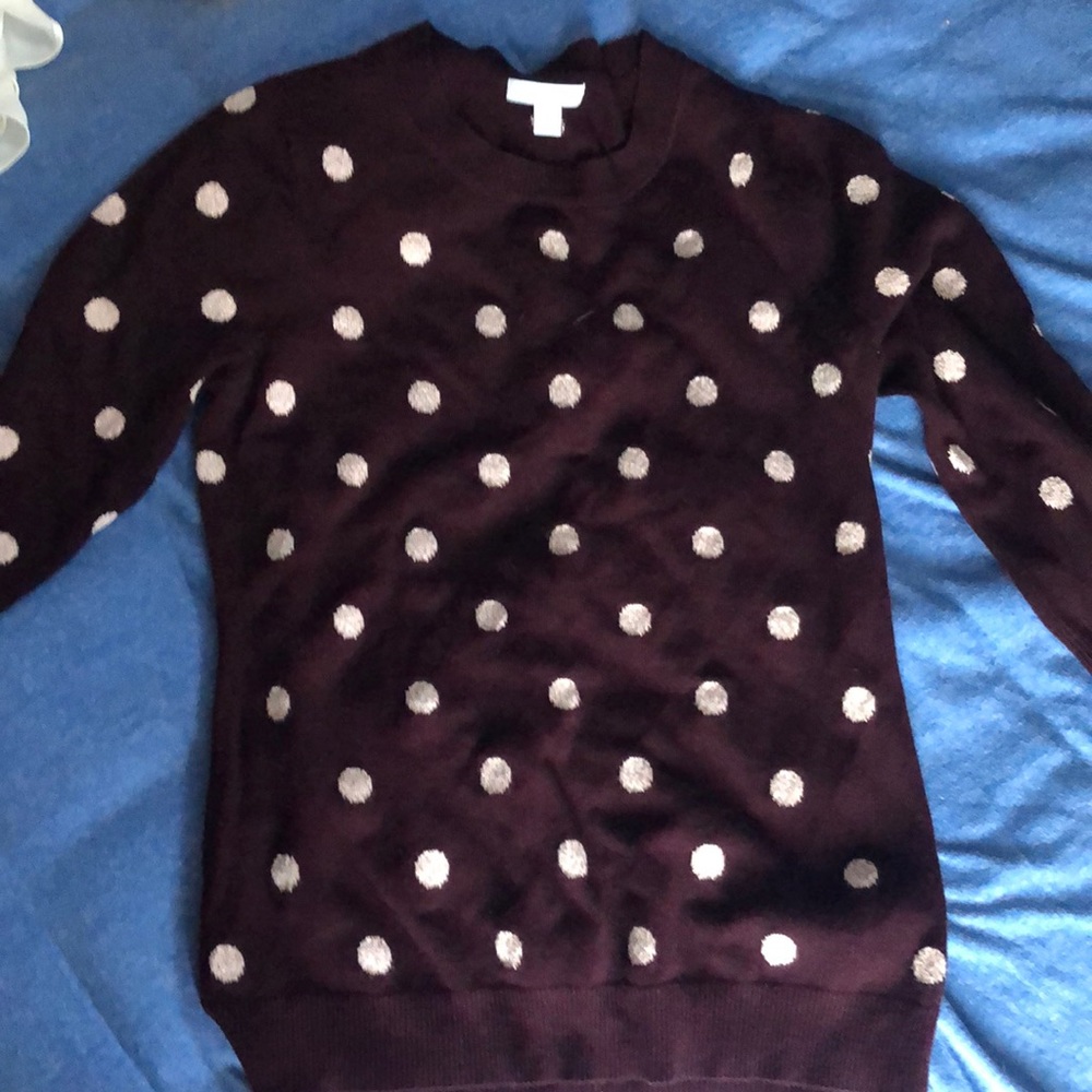 Maroon NY&Co sweater